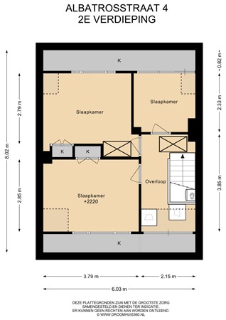 Floorplan - Albatrosstraat 4, 2352 EG Leiderdorp